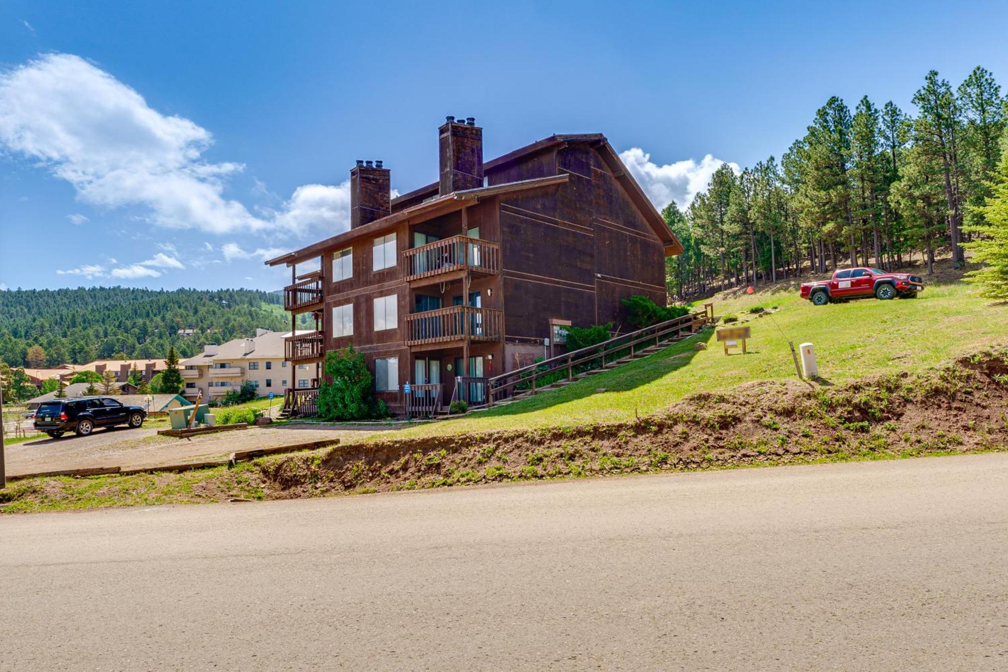 Angel Fire Mountain Condo Steps To Ski Resort! Exteriér fotografie