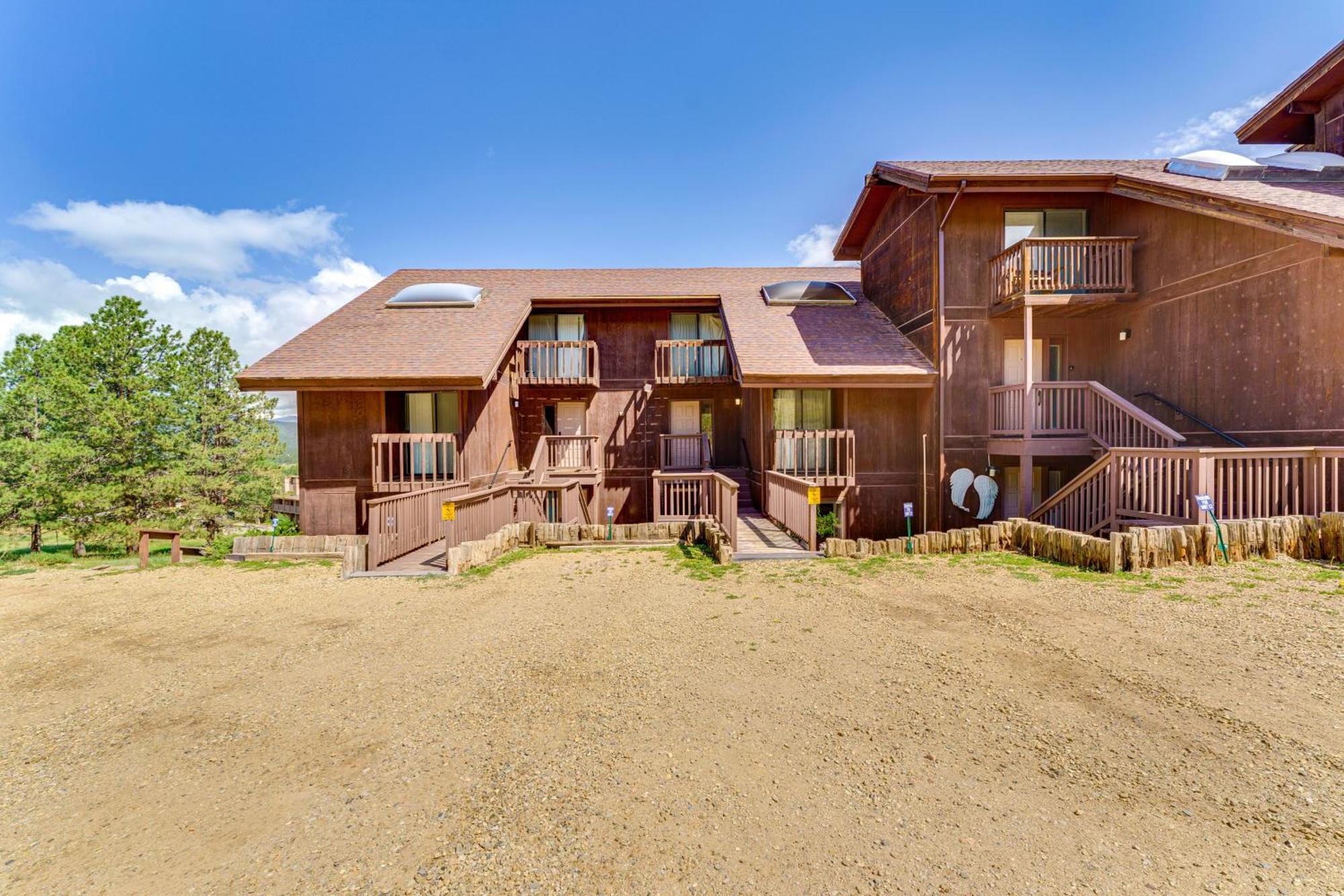 Angel Fire Mountain Condo Steps To Ski Resort! Exteriér fotografie